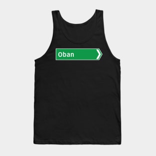 New Zealand Road Signage - Oban (Southland/Otago) Tank Top